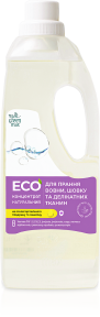 ЕСО КОНЦЕНТРАТ натуральний рідкий для прання вовни, шовку та делікатних тканин 1л