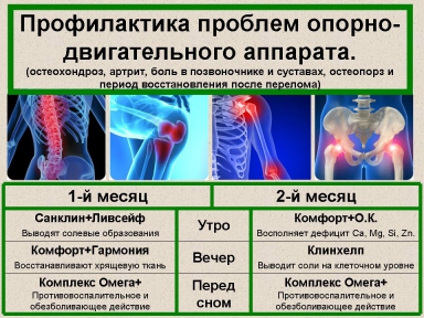 Профилактика опорно-двигательного аппарата